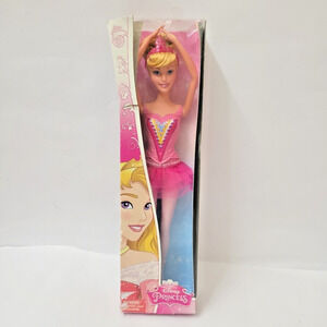 Disney Princess Aurora Sleeping Beauty Ballerina Doll Pink Dress NRFB